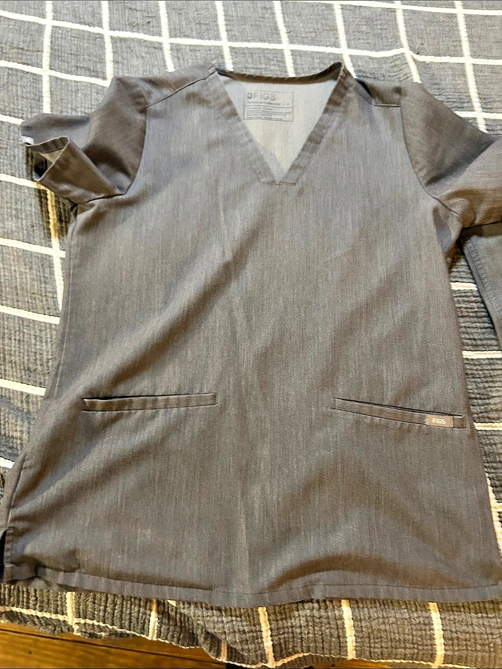 FIGS Technical Collection Gray Scrub Set Size Medium tall / Small